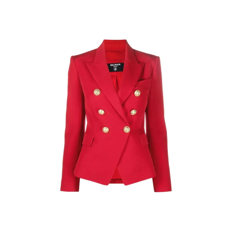 BALMAIN Double Breasted Tailored Blazer-0