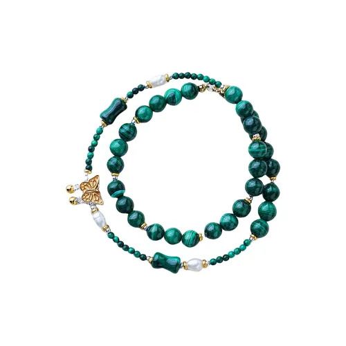 Amy's Garden Natural Malachite Bracelets Women's
