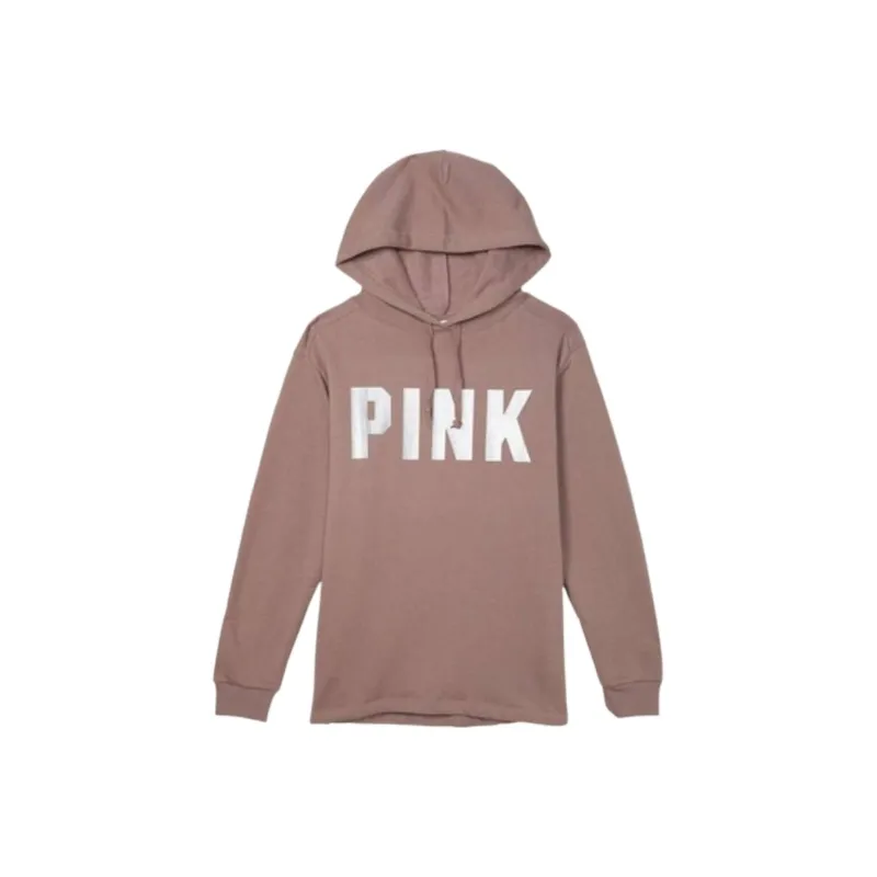 Victoria's Secret PINK Sweatshirt Women's Earthy Brown-0
