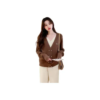 Tonlion Knitwear Women's Coffee