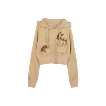 LALABOBO Sweatshirt Women's Apricot