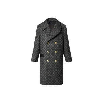 LOUIS VUITTON Coat Women's Black