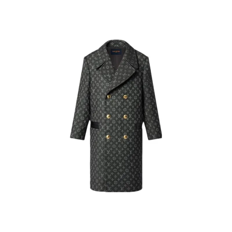 LOUIS VUITTON Coat Women's Black-0