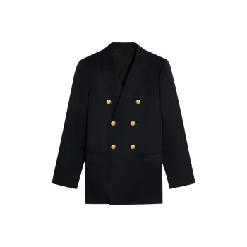 CELINE Double Breasted Long Sleeved Jacket
