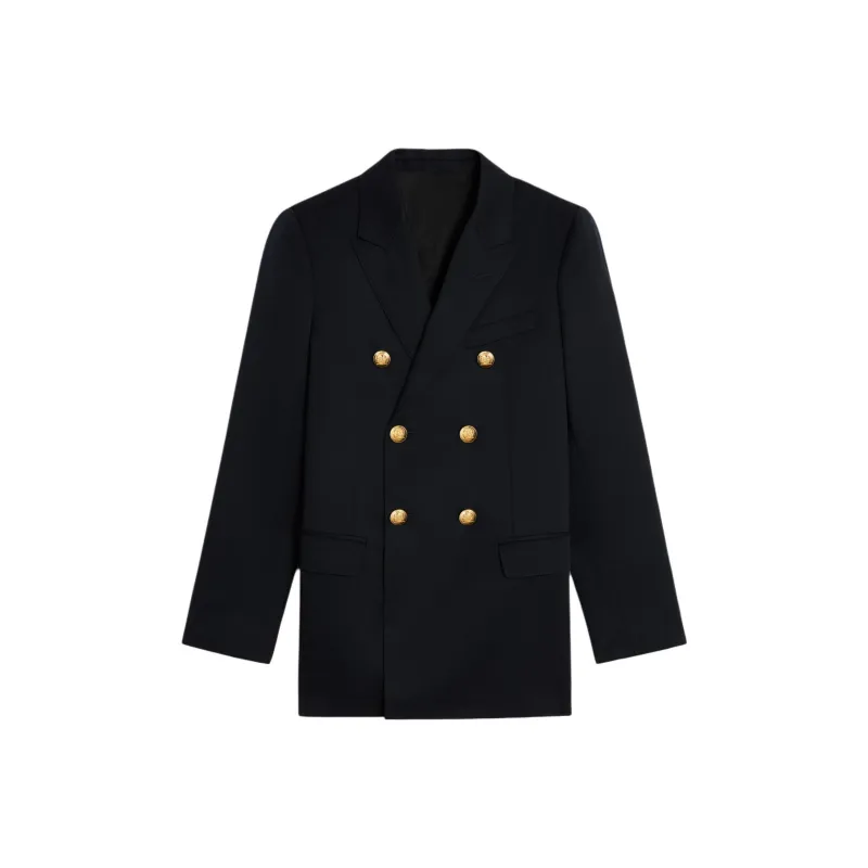 CELINE Double Breasted Long Sleeved Jacket-0