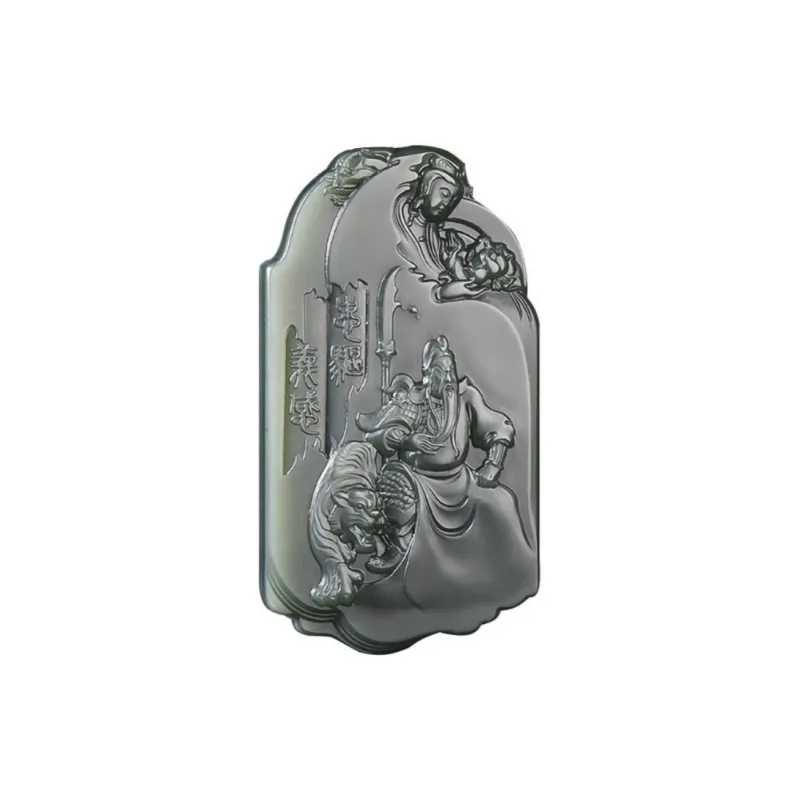 KUNYUYAO Hetian Jade Pendants Green Jade Unisex-0