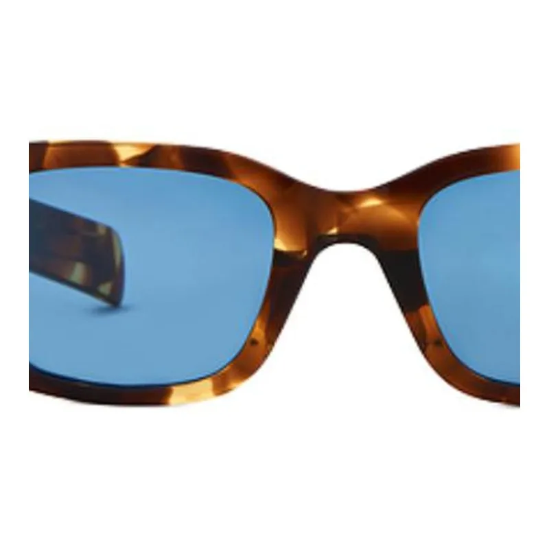 Bottega Veneta Recycled Acetate Rectangular Sunglasses Unisex Brown-1