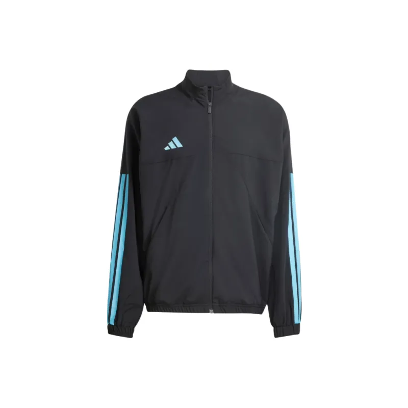 Adidas Track Jacket Men's Black/Bright Cyan-0