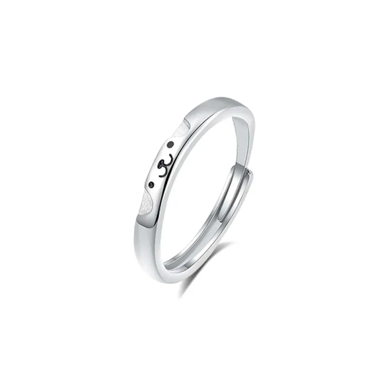 LIU GUI FU JEWELRY S999 Fine Silver Rings Unisex-1