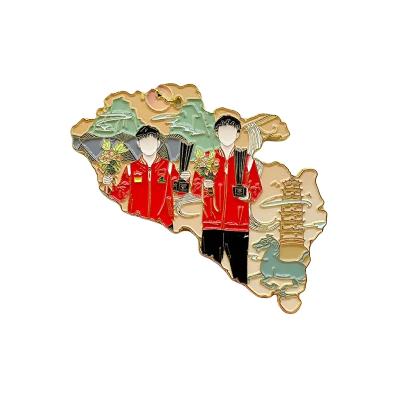FEIERDUN Table Tennis Souvenirs Badges Unisex-14