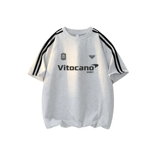 Vitocano T Shirt Unisex Light Heather Gray