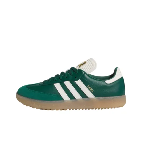 Adidas Originals Samba Slip Resistant Low Top Golf Shoes Unisex White Green