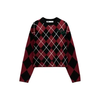 ZARA New Year Knitwear Women's Red