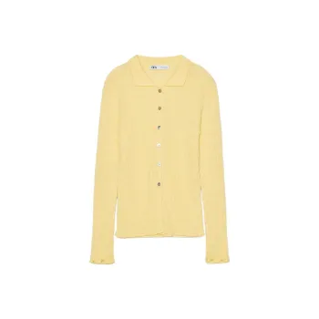 ZARA Knitwear Women's Yellow
