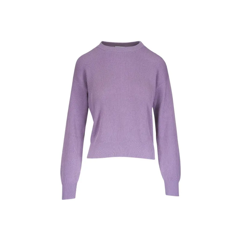 Brunello Cucinelli Crewneck Ribbed Jumper-0