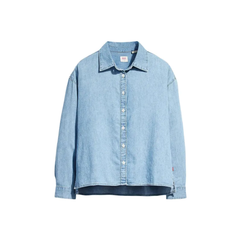 Levis Shirts Women's Sky Blue-0