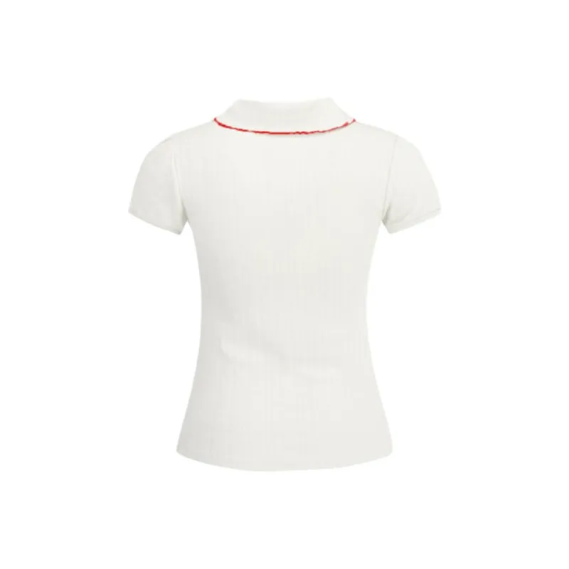 DOKZB T Shirts Women's White-1