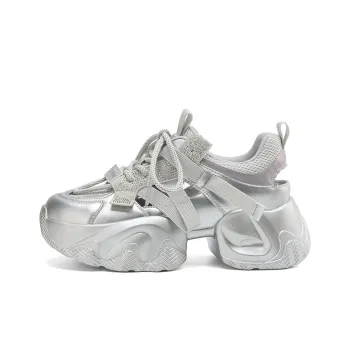 DAPHNE Waterproof Height Increase Low Top Chunky Sneakers Women's