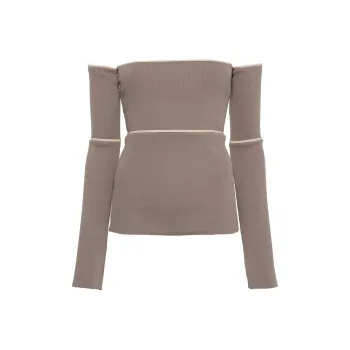 MM6 Maison Margiela SS24 Knitwear Women's Taupe