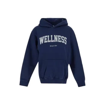 SPORTY & RICH Wellness Long Sleeved Hoodie