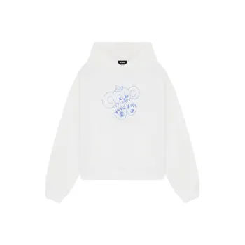 WE11DONE Monster print Cotton Hoodie