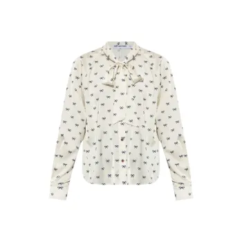 Self portrait Bow print Shirt