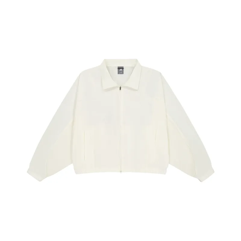 New Balance Sports Club Jacket Women's Ivory White-0