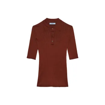PRADA Cotton Polo Top