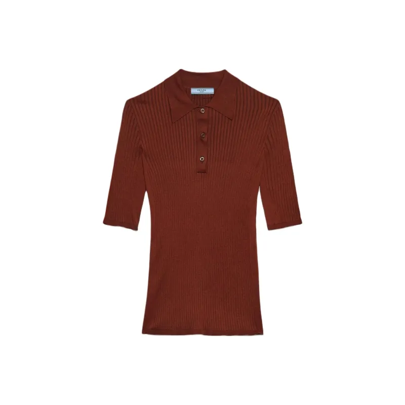 PRADA Cotton Polo Top-0