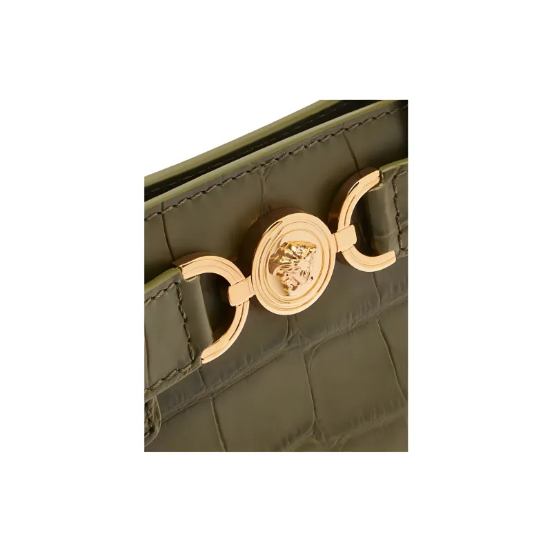 FANSIZHE VERSACE Calfskin Shoulder Bag, Crossbody Bag, Handbag Regular Women's Green-3