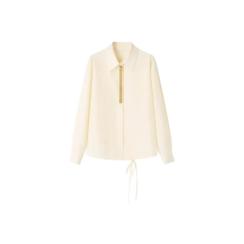 SHUXI Shirt Women's Yellow Nourishing-0