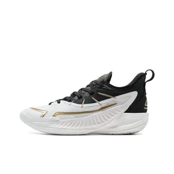 XTEP Non slip Lightweight Low Top Basketball Shoes Men's White Black
