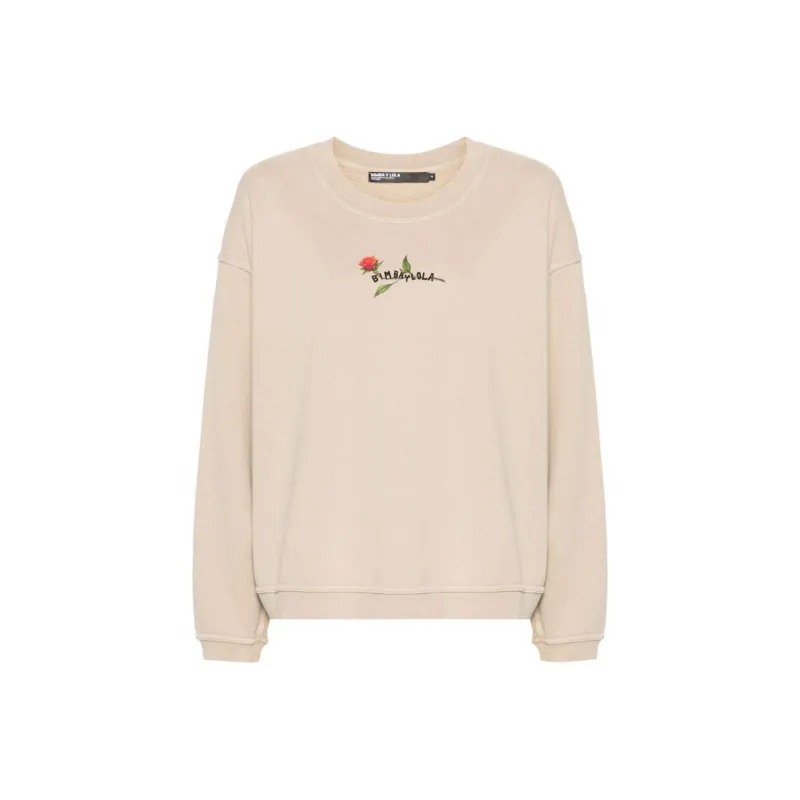 BIMBA Y LOLA Logo-print Cotton Sweatshirt-0