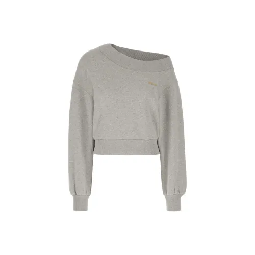 The Attico Logo Detailed Cut Out Knit Sweatshirt