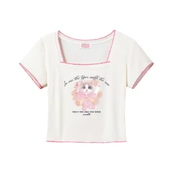 CCAABB T Shirts Women's IVX/Apricot Suggestion  Size Up