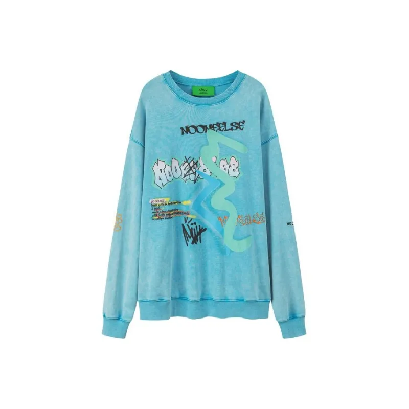 NO ONE ELSE Sweatshirt Unisex Blue-0