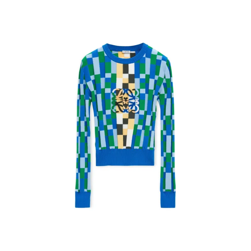 LOEWE Anagram Cotton Sweater-0