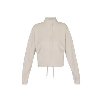 Victoria's Secret PINK/SWEATY BETTY/Explorer Half Zip Midlayer/MineralBeige Sweatshirt Women's Beige