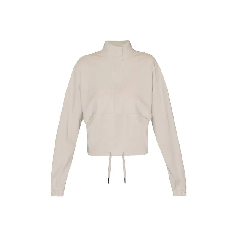 Victoria's Secret PINK/SWEATY BETTY/Explorer Half Zip Midlayer/MineralBeige Sweatshirt Women's Beige-0