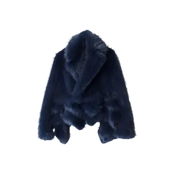 Sacai Faux Fur Blouson 'Navy'