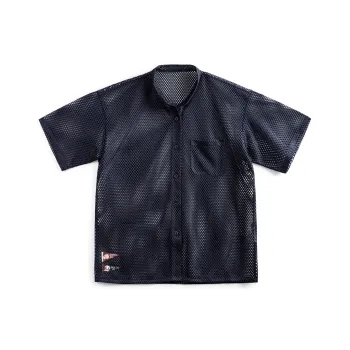 MADEN Shirts Women's Navy Blue