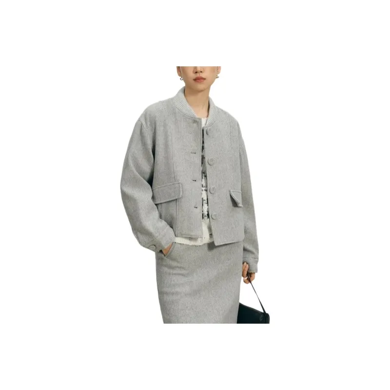 SHUXI Jacket Women's Aerial Gray-0