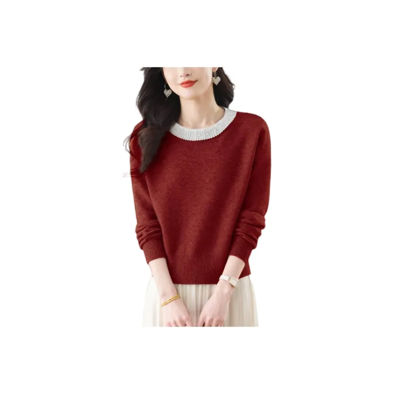 Korean style Knitwear Women's-4