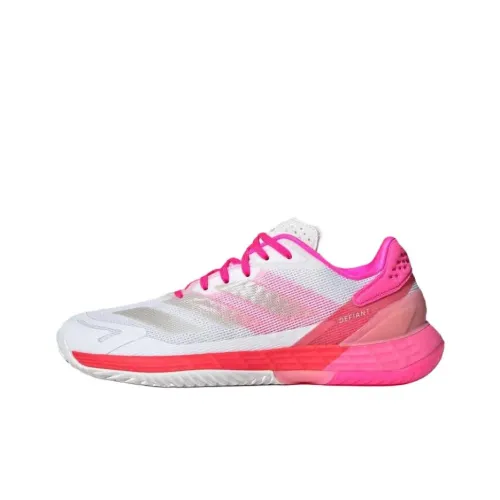 Adidas DEFIANT SPEED 2 Slip Resistant And Breathable Low Top Tennis Shoes Women's Pink