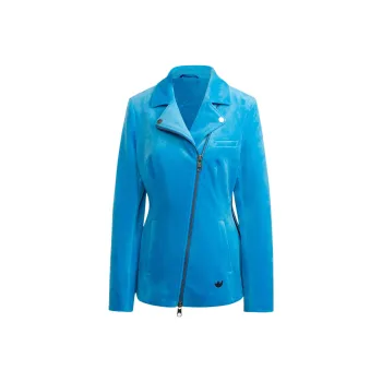 Adidas Originals Blue Version Collection Business Suit Women's Bird Feather Blue