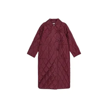 GANNI Coats Women's Noble Red