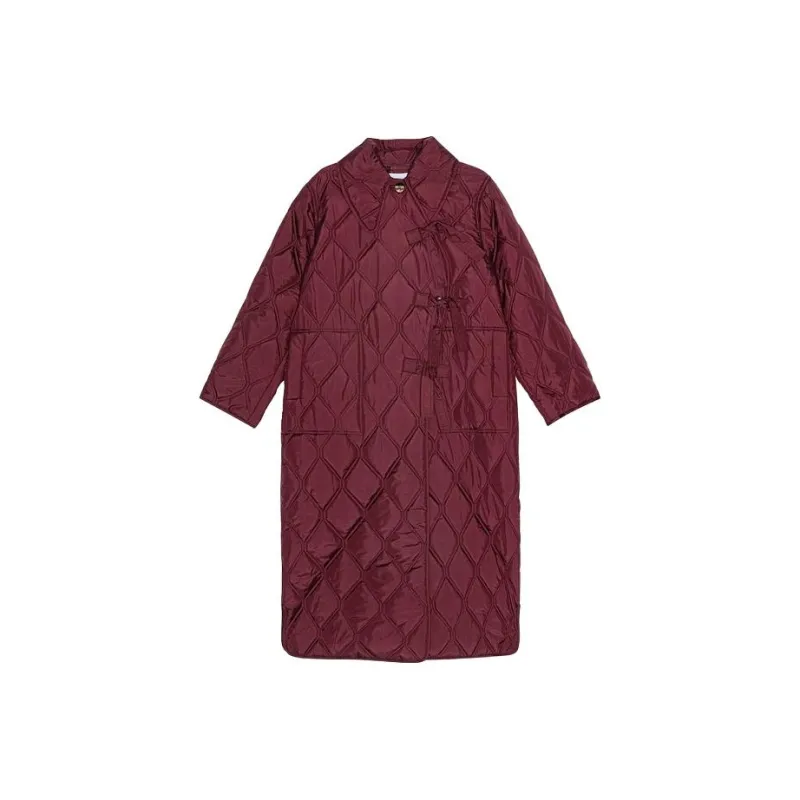 GANNI Coats Women's Noble Red-0