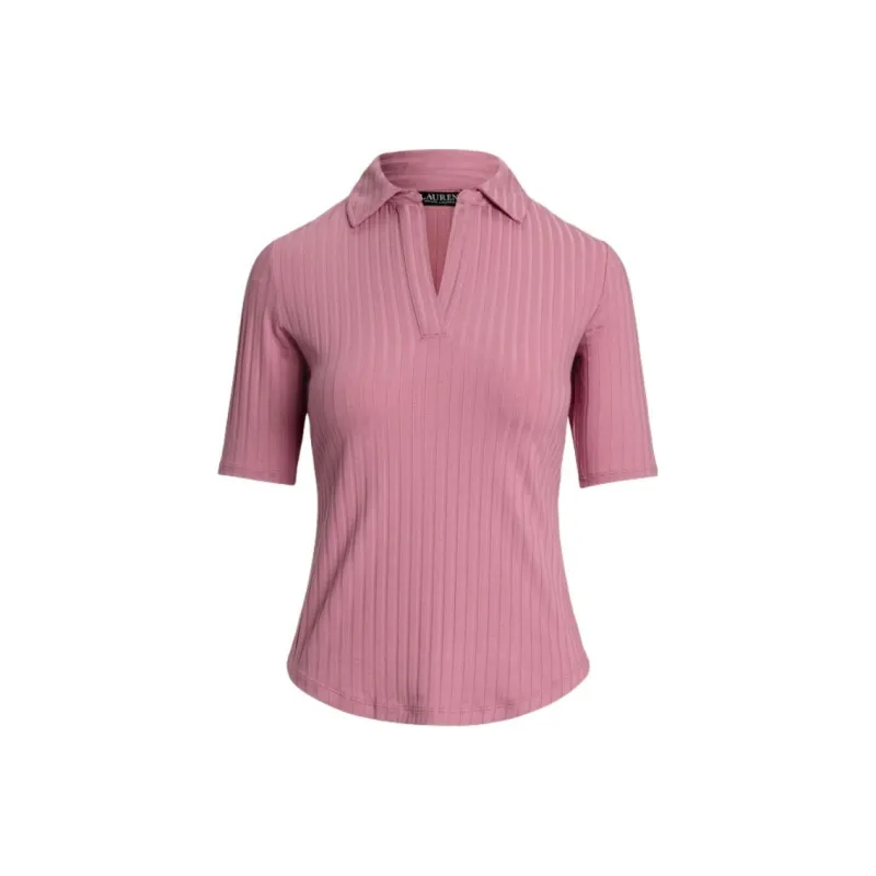 Polo Ralph Lauren SS25 Polo Shirt Women's Rose Pink-0