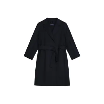 'S MAX MARA Belted Long Sleeved Coat