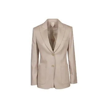 MaxMara Business Suit Coat Women's Beige Pink